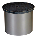 12IN CAST IRON MANHOLE, 10IN BASE, WATER