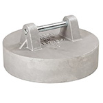 PIPE CAP, 4IN, ALUMINUM