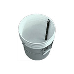 5 GALLON GRADUATED TEST BUCKET, PLASTIC