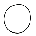OUTER SPILL BUCKET U-SHAPED SEAL FOR 8500-1