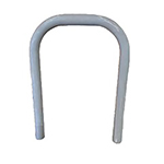 CARBON STEEL U-SHAPE BOLLARD, 40IN W X 52IN T