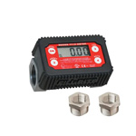 1IN ALUMINUM TURBINE METER, 3/4IN NPT THREADS
