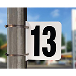 MINI POLE SIGN, #13