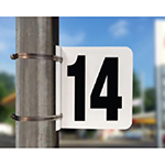 MINI POLE SIGN, #14