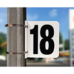 MINI POLE SIGN, #18