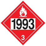 DECAL, 1993 COMBUSTIBLE LIQUID